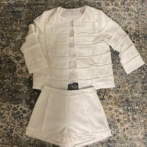 White Sugarlips blazer and shorts